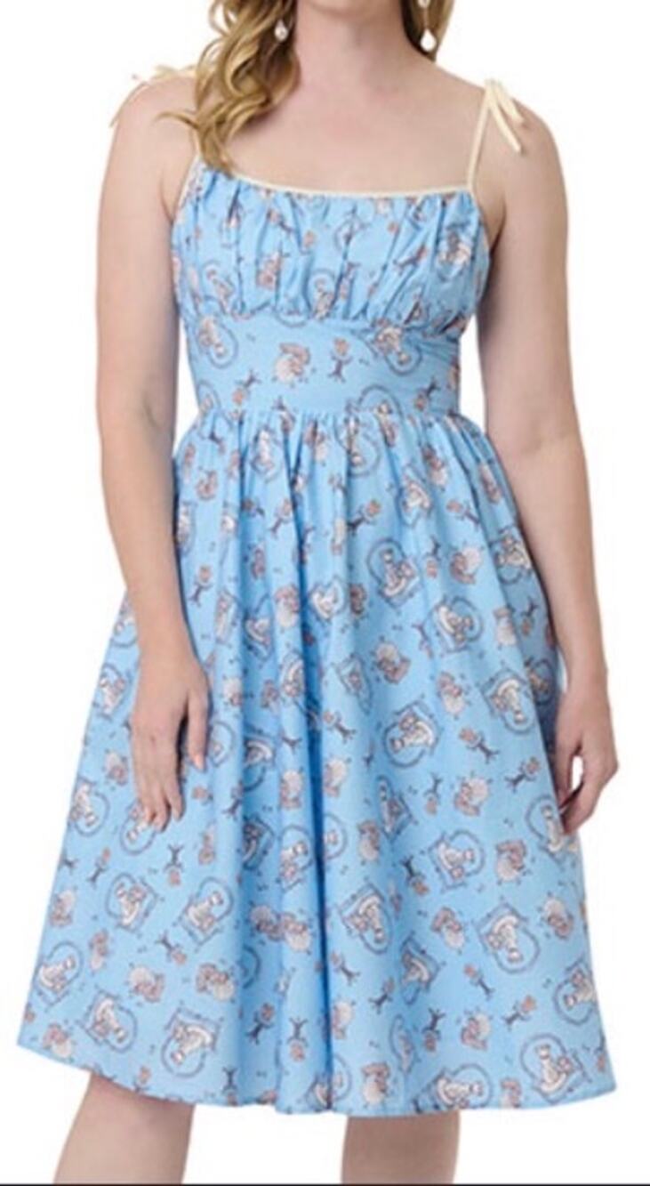Unique Vintage Disney The Aristocats Swing Dress 1X 16 NWOT